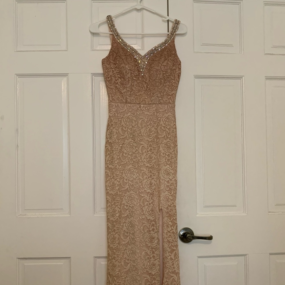 Blush Pink Prom Dress
